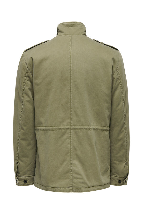 Only & Sons Chaqueta sahariana de hombre verde