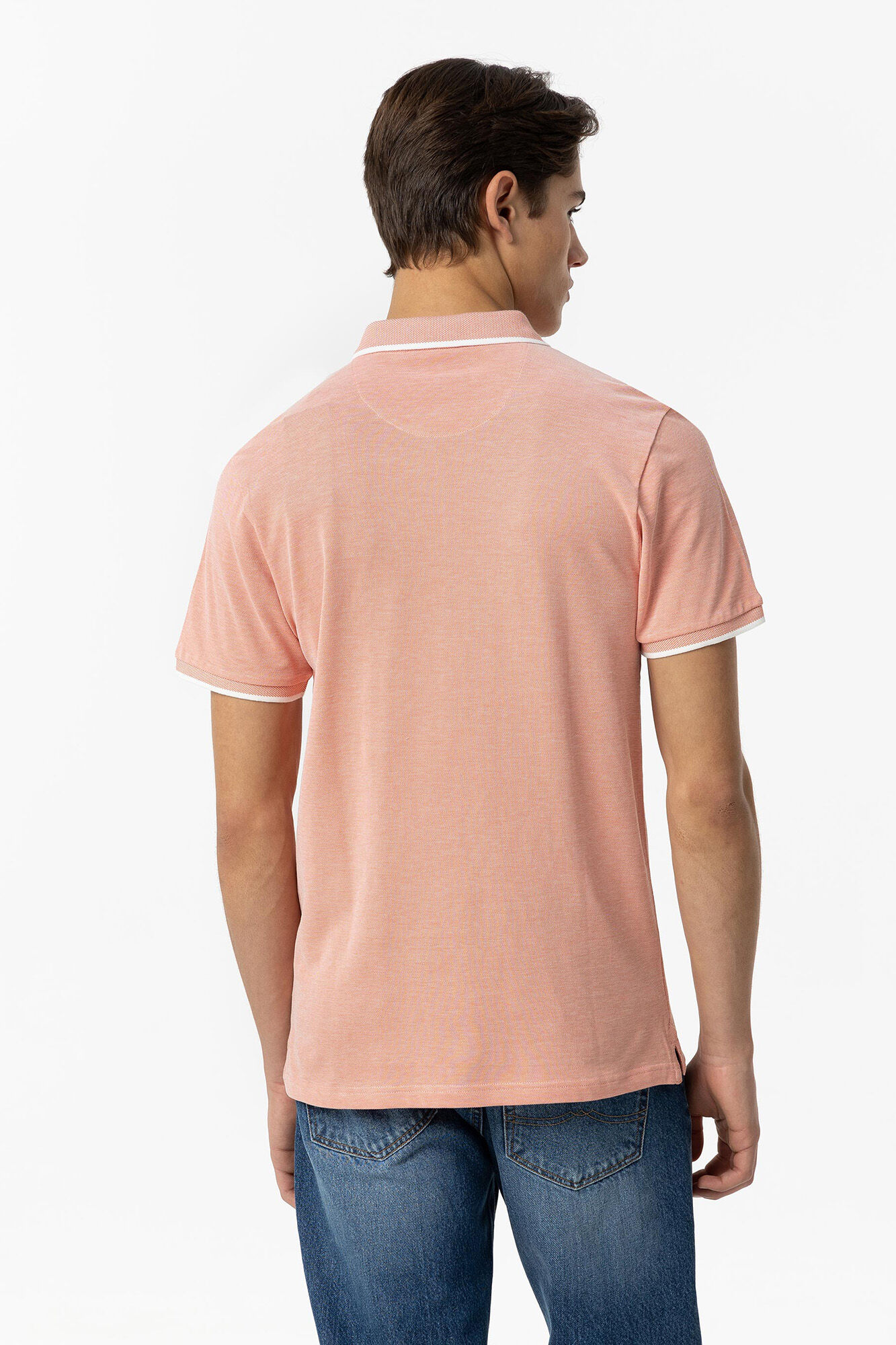 Tiffosi Polo Piqu&eacute; Detalhe Estampado com Relevo