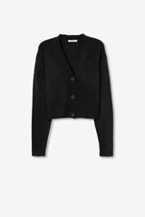 Tiffosi Casaco de malha com bot&otilde;es preto