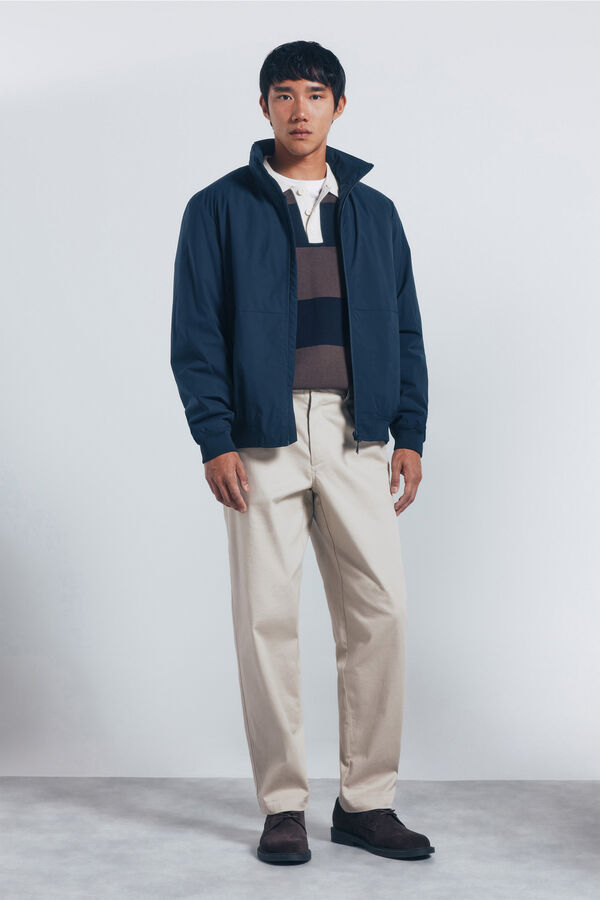 Springfield Casaco t&eacute;cnica acolchoada azul