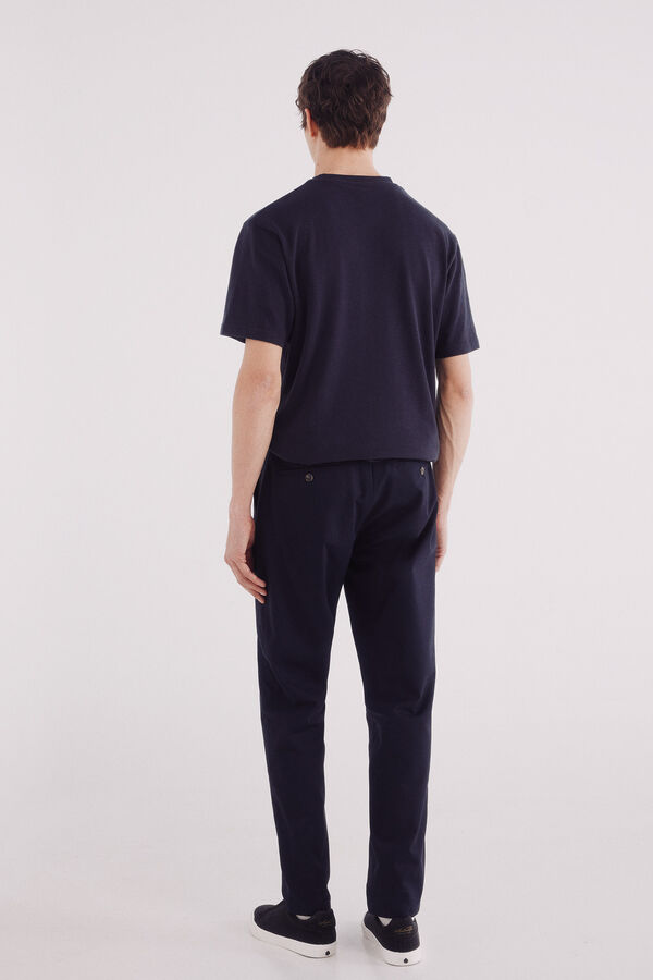 Springfield Pantal&oacute;n chino vestir comfort slim fit azul