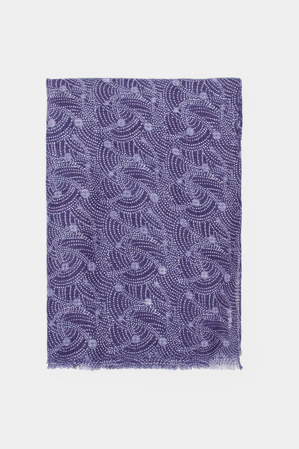 Springfield Fular espirales azul