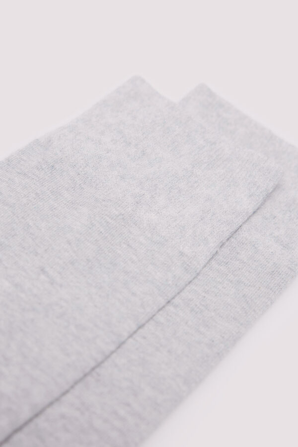 Springfield Meia longa b&aacute;sica cinzento