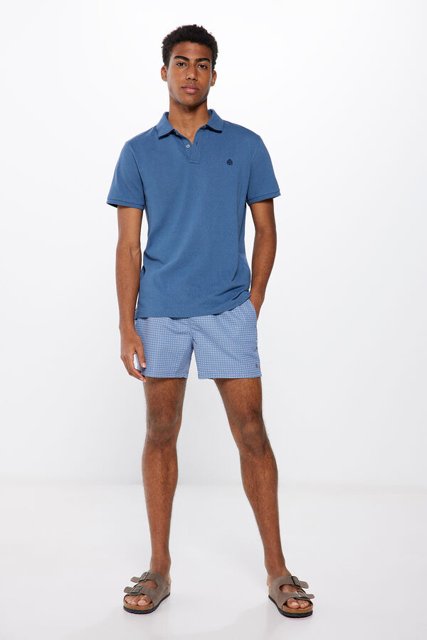 Springfield Bañador estampado geométrico azul