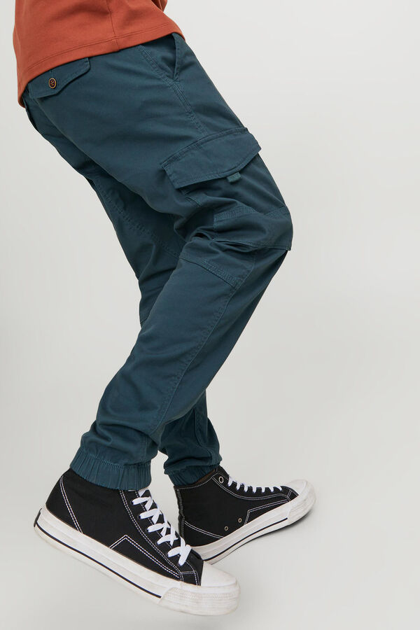 Jack & Jones Pantal&oacute;n cargo azul