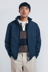 Springfield Casaco t&eacute;cnica acolchoada azul