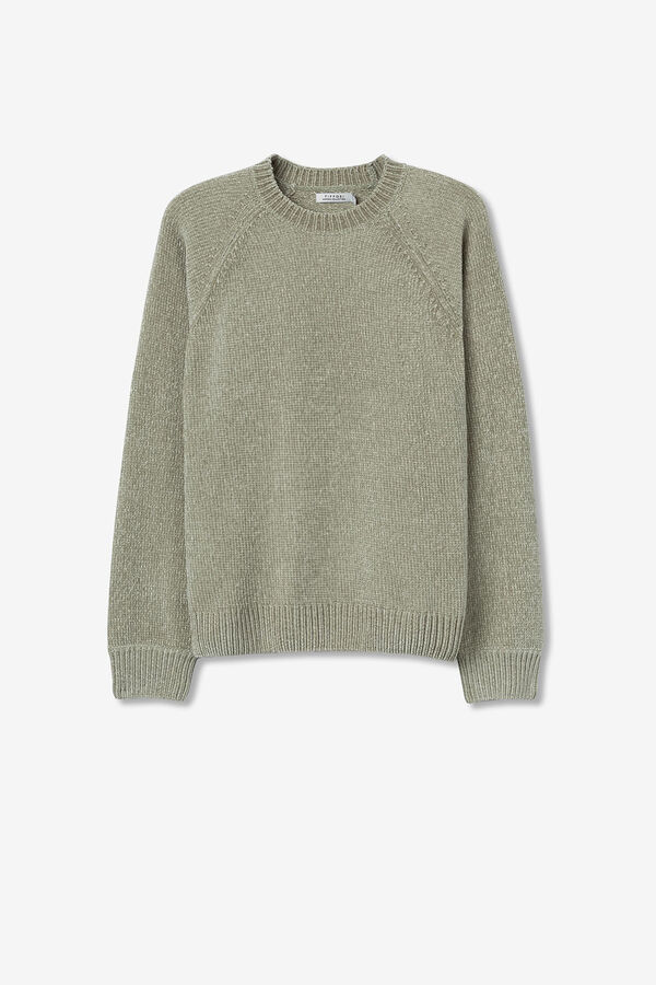 Tiffosi Jersey de Punto Chenilla verde