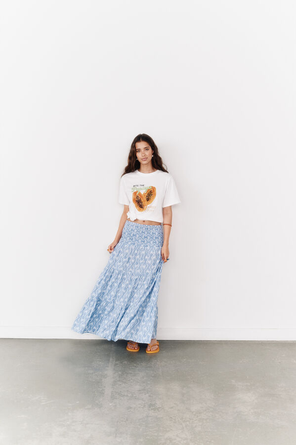 High Spirits Papaya t-shirt blanco