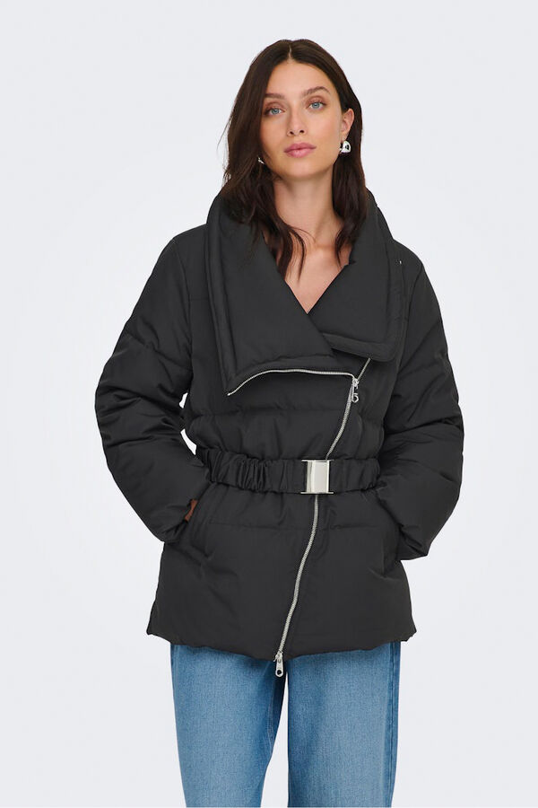 Only Chaqueta acolchada negro