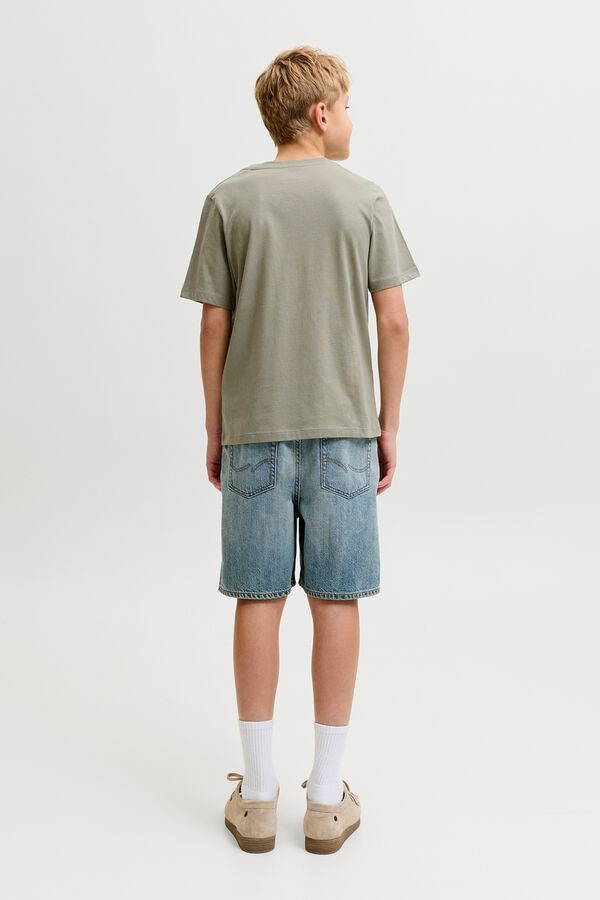 Jack & Jones Junior T-shirt de manga curta estampada cinzento