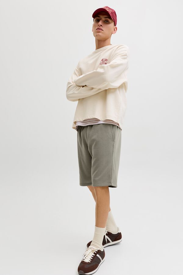 Jack & Jones Bermuda jogger regular fit gris