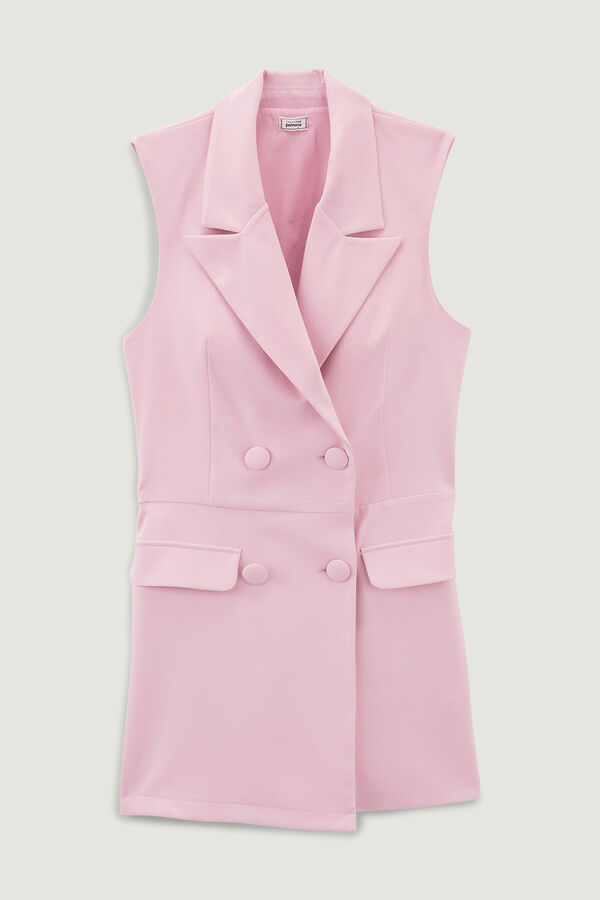 Pimkie Mono blazer sin mangas rosa