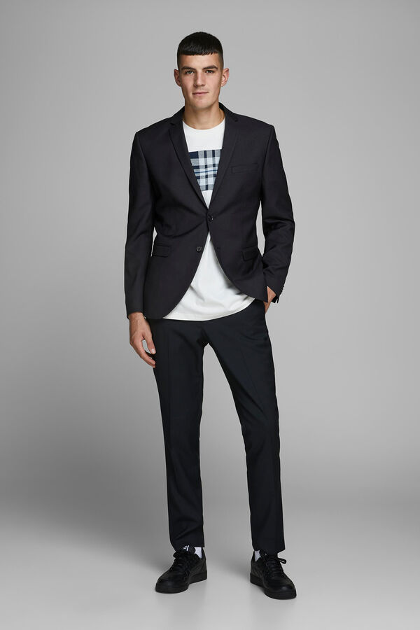 Springfield Men's slim fit blazer preto