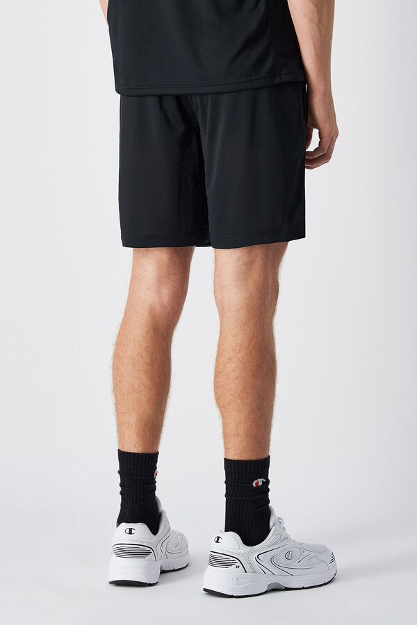 Champion Shorts de algodão masculino preto