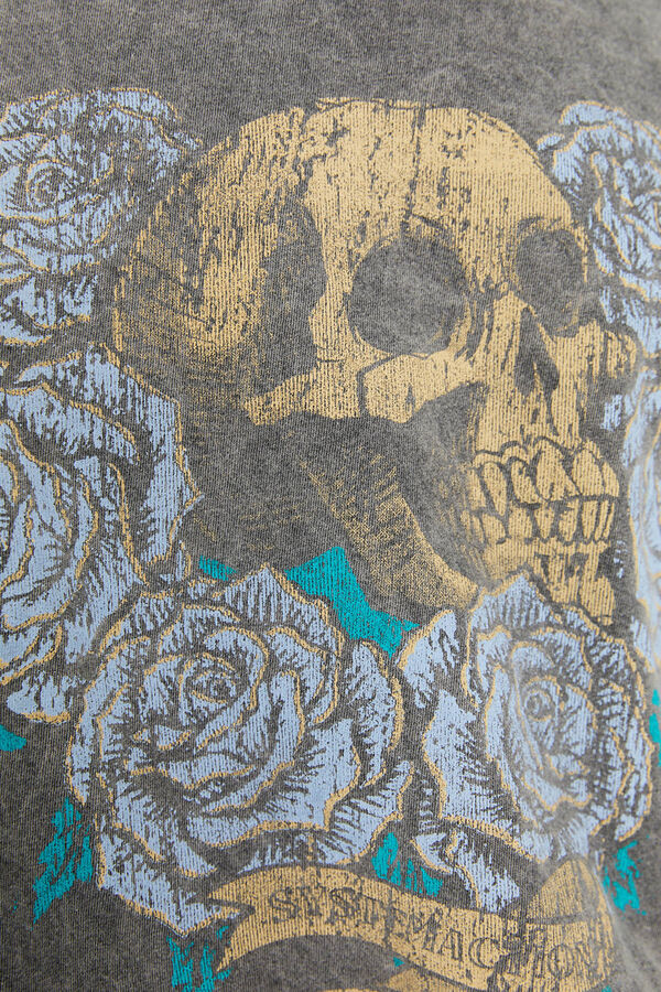 System Action Camisola de manga curta cinzento