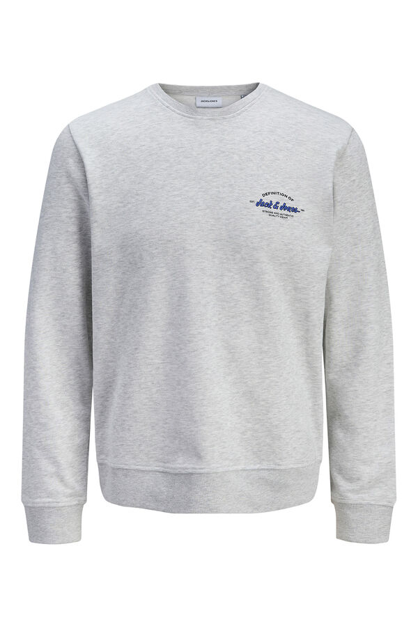 Jack & Jones Sudadera b&aacute;sica logo gris