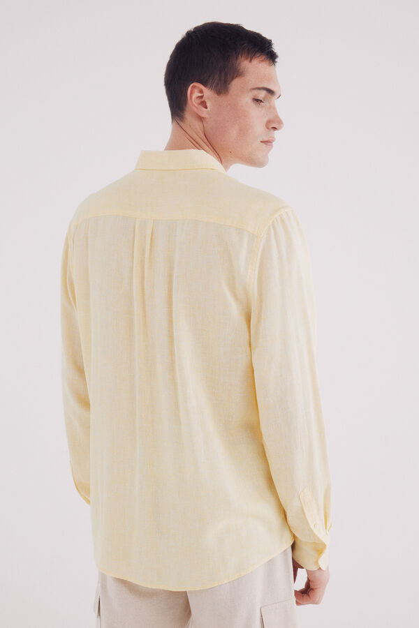 Springfield linho de linho viscose fil a fil estampado