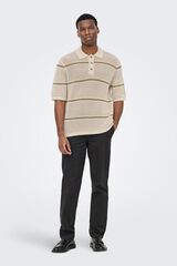 Only & Sons Polo de punto beige