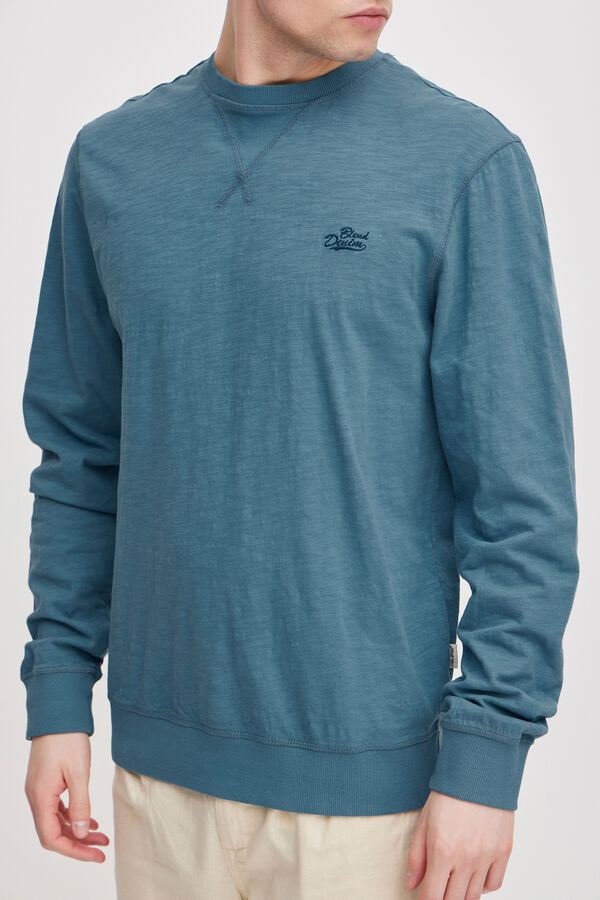 Blend Sudadera Cuello Redondo azul