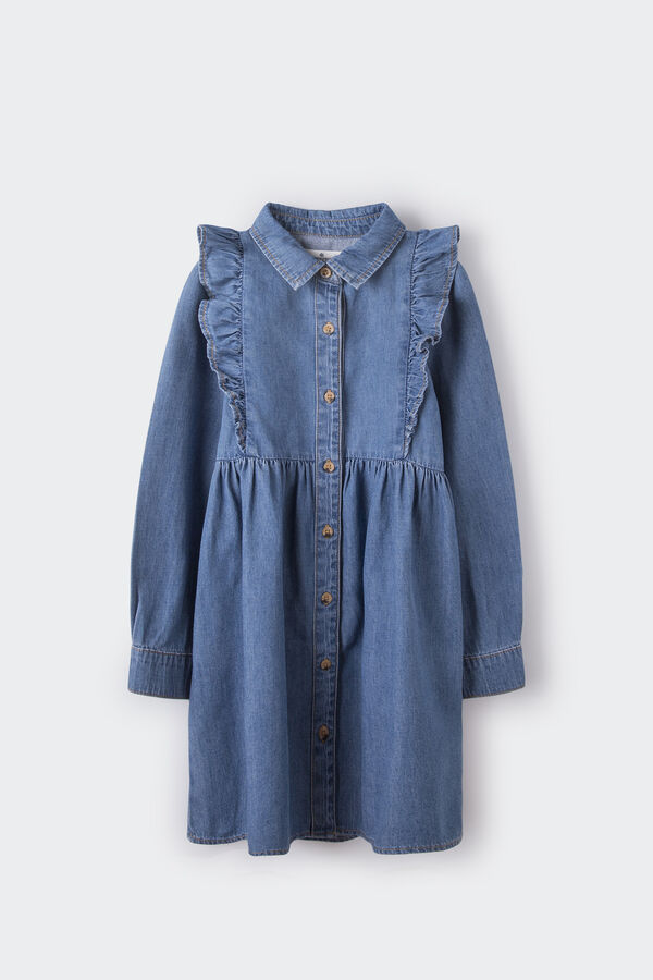 Springfield Kids Vestido vaquero ni&ntilde;a azul