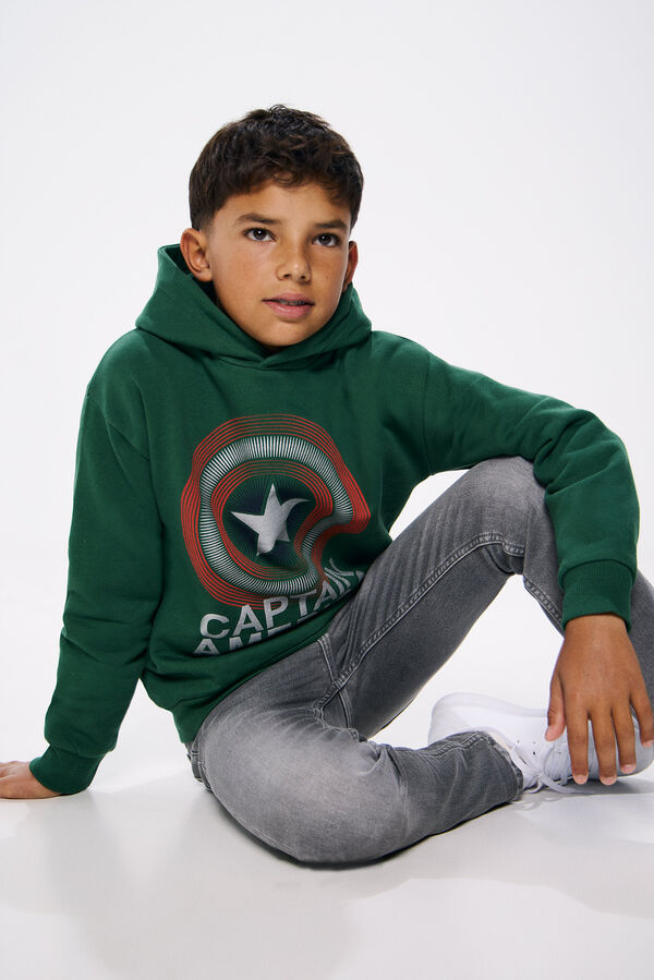 Springfield Kids Sudadera Capitan America ni&ntilde;o estampado