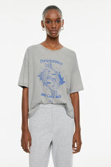 System Action Camisola de manga curta cinzento