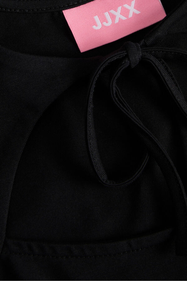 Jack & Jones Top ajustado lazo negro