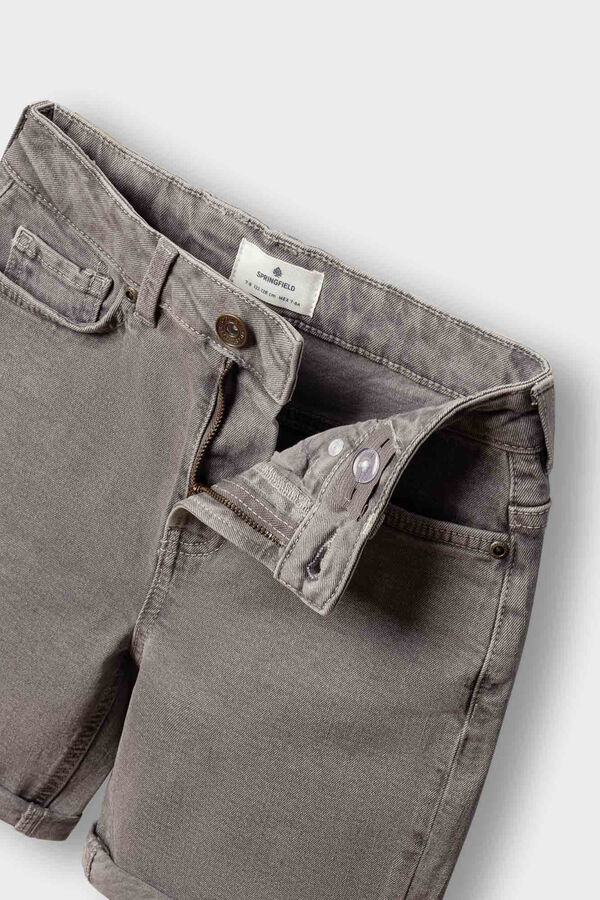 Springfield Kids Bermuda denim b&aacute;sica ni&ntilde;o gris