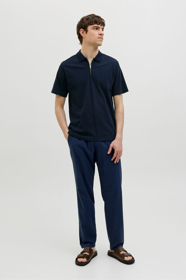 JJ REBEL Polo corte regular fit azul