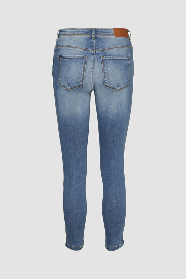 Springfield Jeans Skinny azul aço