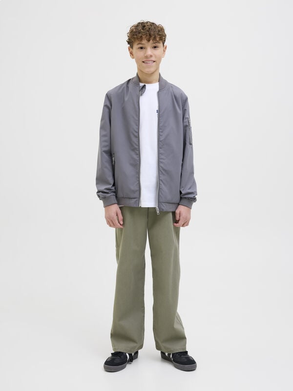Jack & Jones Junior Pantal&oacute;n regular fit verde
