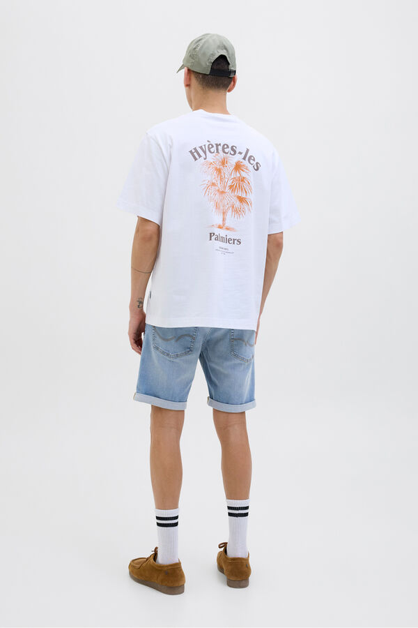 Jack & Jones Bermuda denim regular fit azul