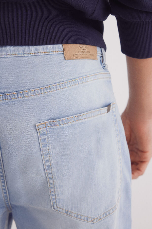 Springfield Jeans slim fit ultraleve azul