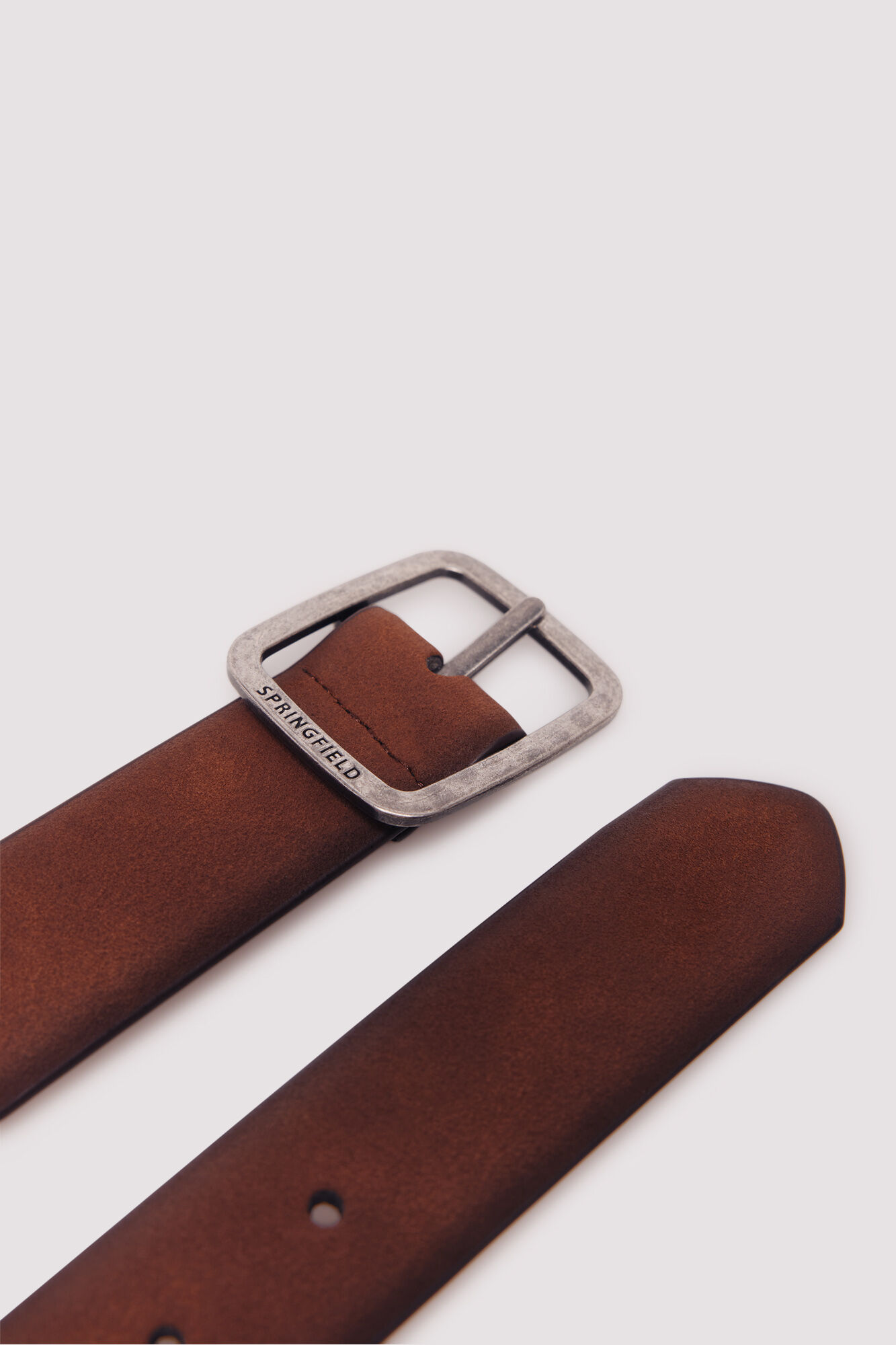 Springfield Cintur&oacute;n tejanero napa suede