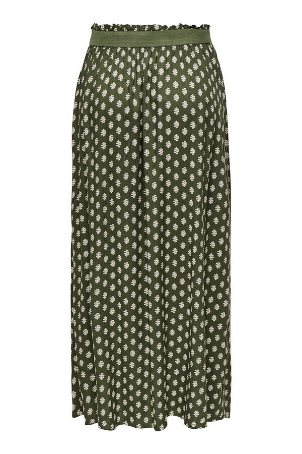 Only Falda larga verde