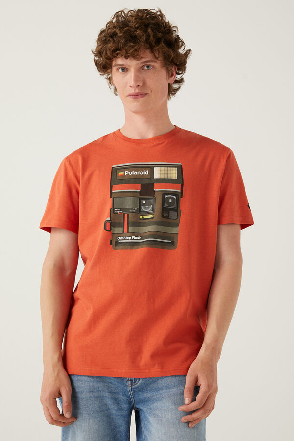 Springfield T-shirt polaroid terracotta