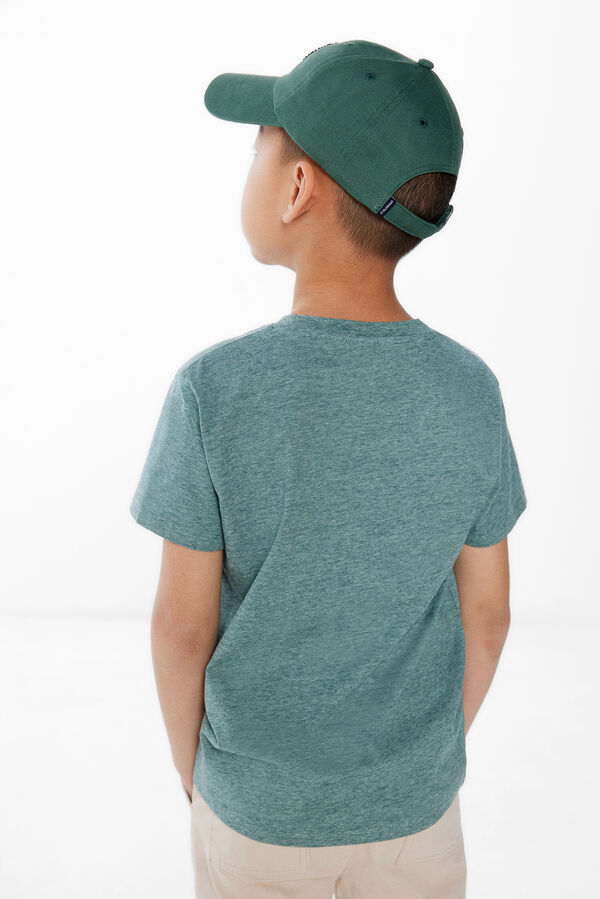 Springfield Kids Camiseta rayas finas ni&ntilde;o verde