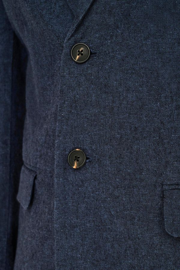 Only & Sons Blazer de lino azul