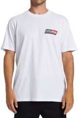 Billabong Camiseta masculina de manga curta branco