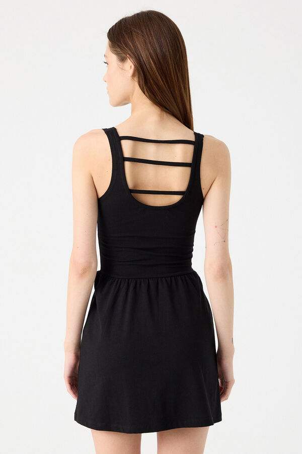 Inside Vestido Tiras Espalda negro
