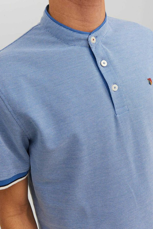 Jack & Jones Polo gola mao azul