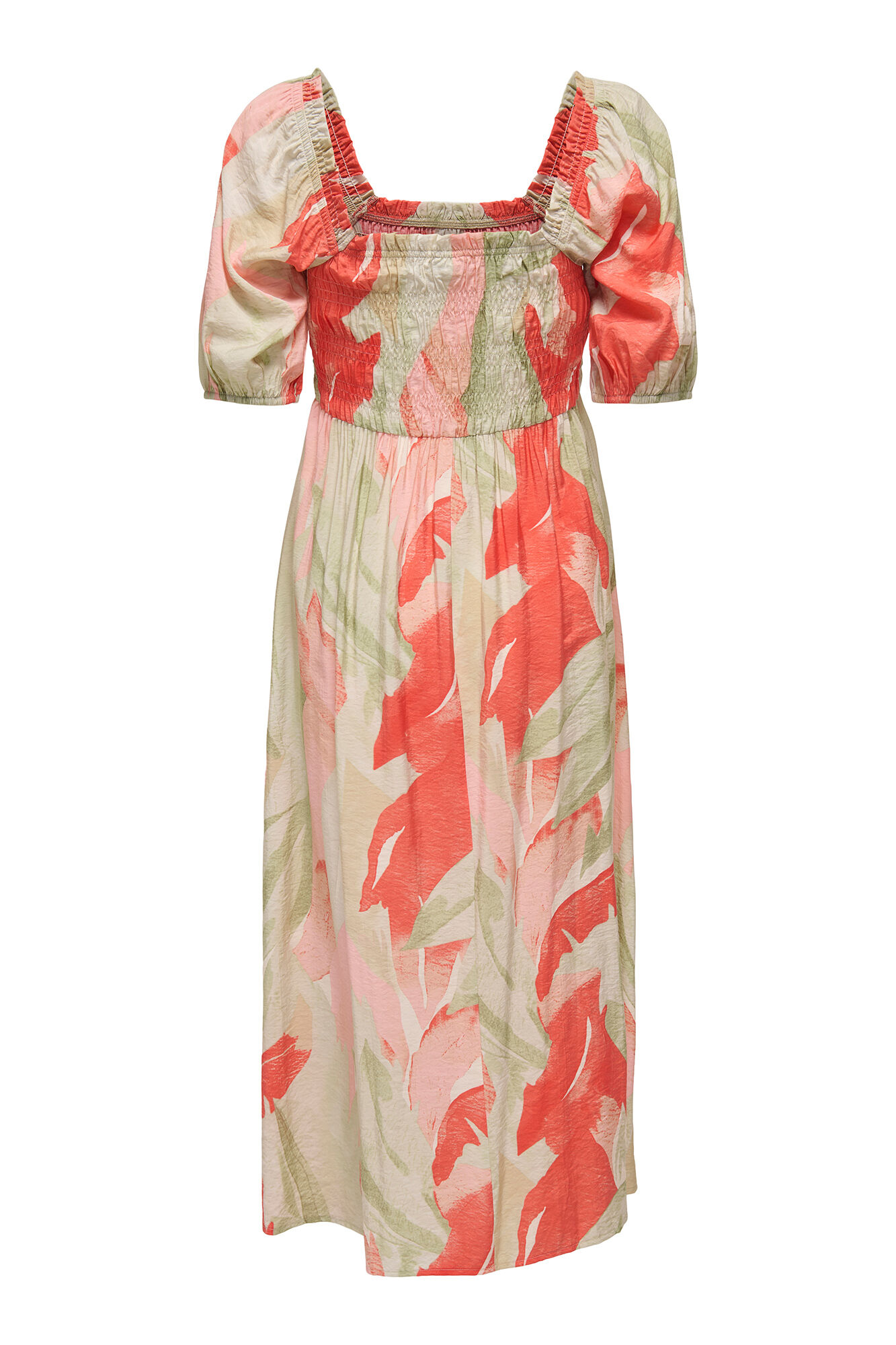 JDY Vestido midi favo de mel