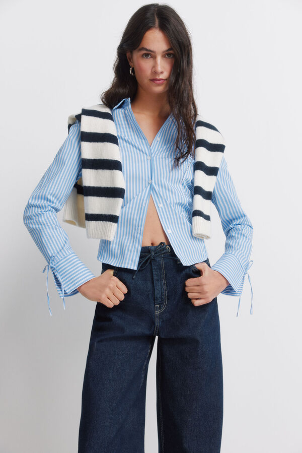 Springfield Pantal&oacute;n jogger ancho azul