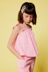 Springfield Kids Top estructura fluor niña rosa