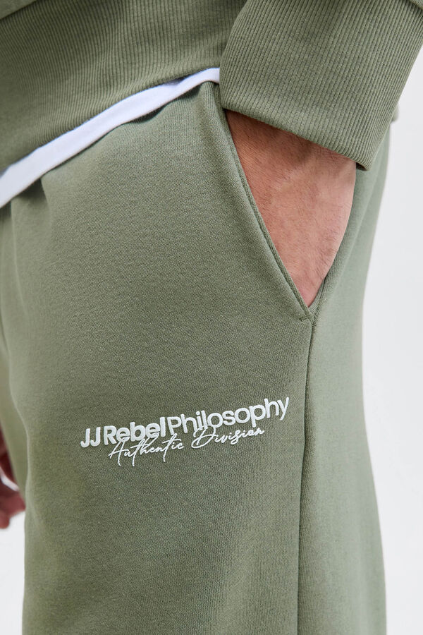 JJ REBEL Pantal&oacute;n regular fit verde