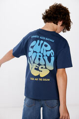 Springfield Kids Camiseta dip dye ni&ntilde;o estampado