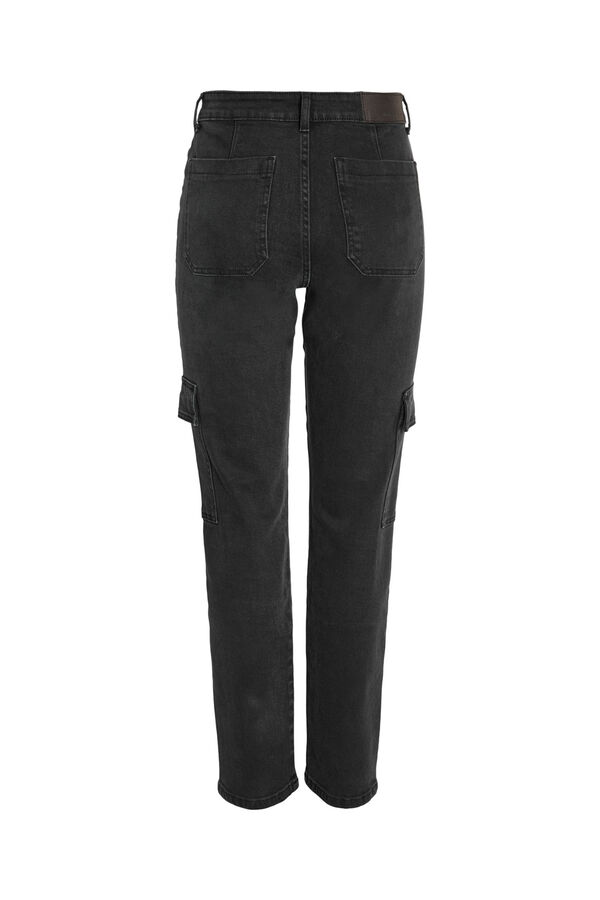 Noisy May Jeans Straight cargo preto