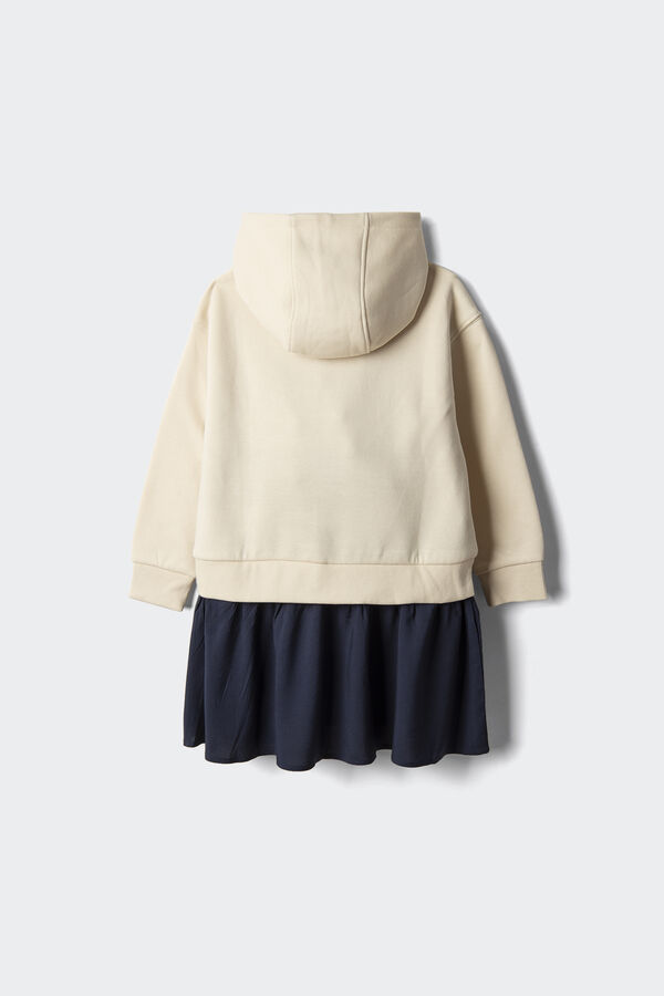 Springfield Kids Vestido combinado de menina azul