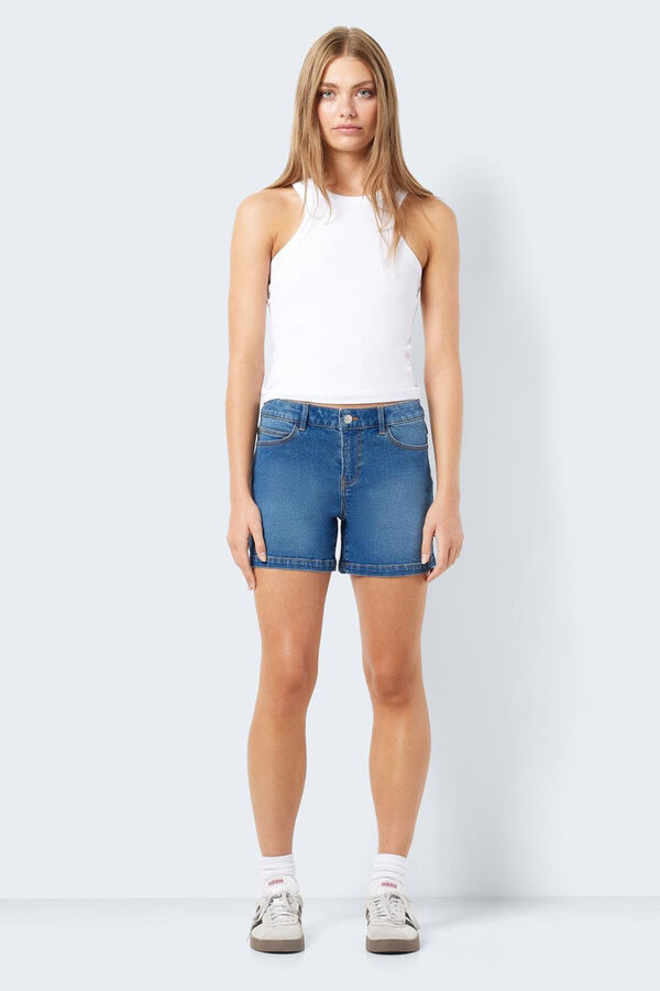 Noisy May Shorts denim 5 bolsillos azul