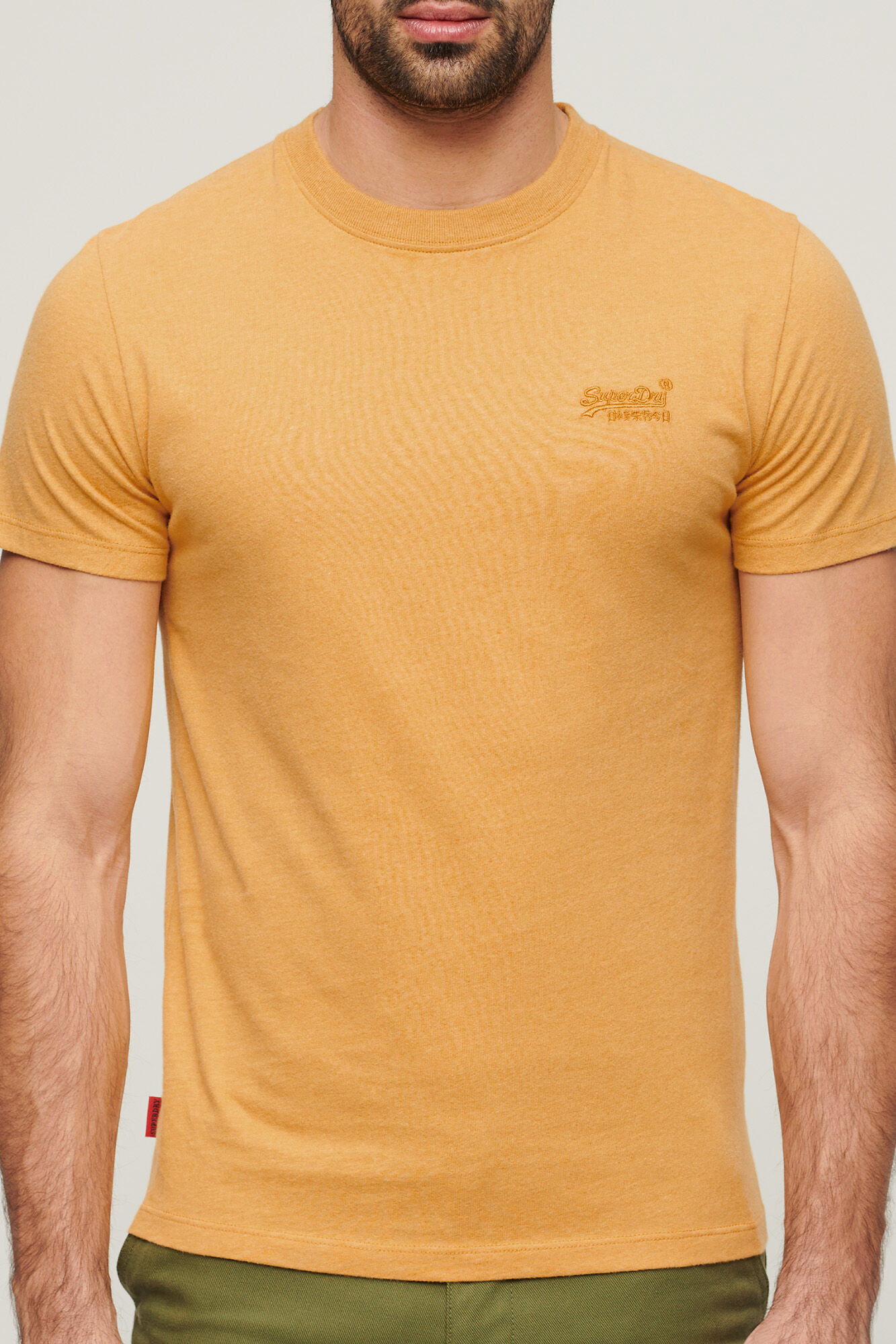 Superdry Camiseta de algod&oacute;n org&aacute;nico con logotipo Essential